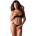 Obsessive Nutris 2-pcs Crotchless Set Black XS/S