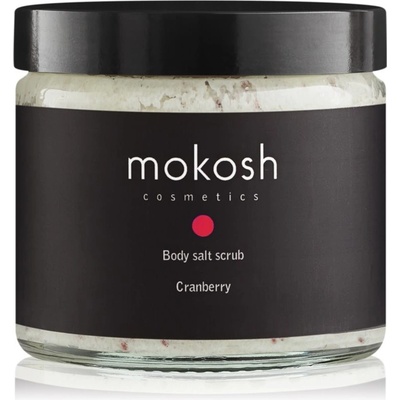 Mokosh Cranberry tělový peeling se solí 300 g