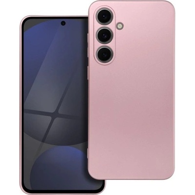 Samsung Силиконов калъф кейс Metallic за Samsung Galaxy S24 FE, розов