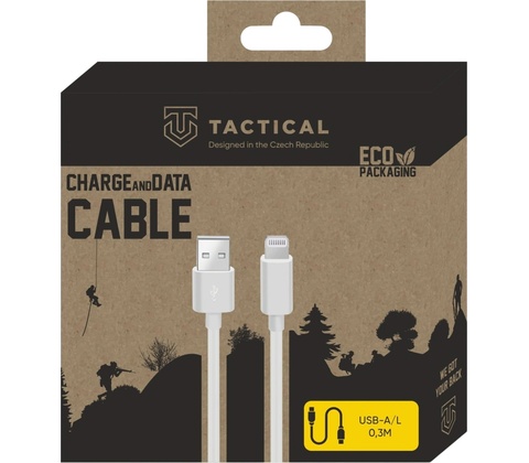 Tactical 015 Smooth Thread USB-A/Lightning, 2m