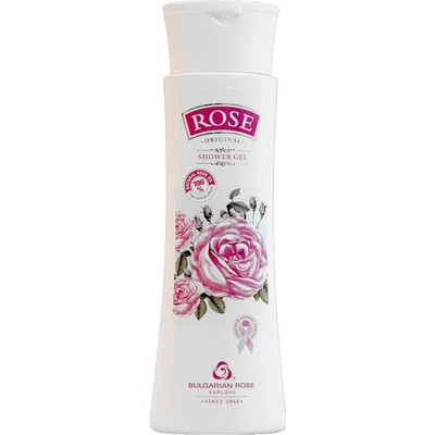 Bulgarian Rose Karlovo ROSE Original Jemný sprchový gél s prírodným ružovým olejom 200 ml
