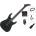 Jackson JS11 Dinky AH Premium SET Black Електрическа китара