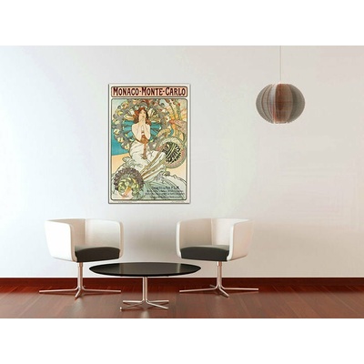 Obraz na plátne MONACO MONTE CARLO – Alfons Mucha - 70x50 cm