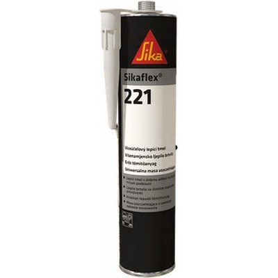 Sika Sikaflex-221 - полиуретанов фугоуплътнител и лепило 0.300л, бял (3733)