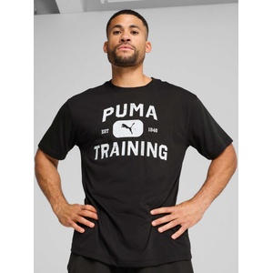 PUMA Тениска graphics train logo relaxed tee m