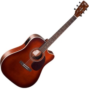 Cort MR500E Brown Burst Електро-акустична китара Дреднаут