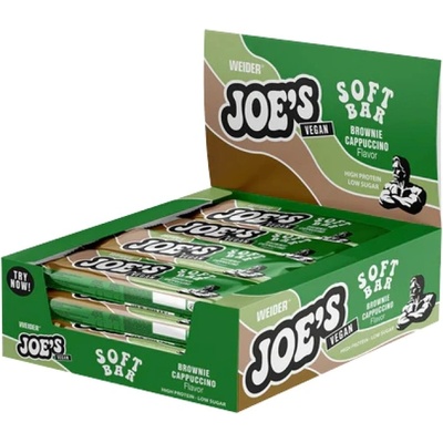 Weider Joe´s Vegan Soft Bar [12 x 50 грама] Брауни-Капучино