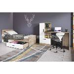Bogdan Furniture I Легло Модел 2025, Сонома арвен/Бяло