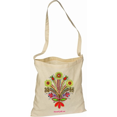 VALACH Plátnená EKOlogická kapsa slovak folk art kytica