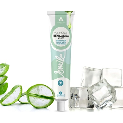 Ben & Anna White přírodní s fluoridem 75 ml