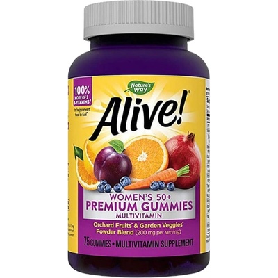 Nature's Way Alive! Women`s 50+ Gummy Vitamins [75 желирани бонбони]