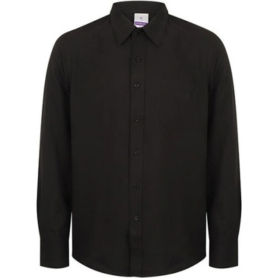 Henbury pánska funkčná košeľa black H590