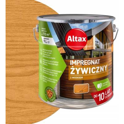 Altax Impregnace na dřevo s pryskyřicí Pinia 9 l