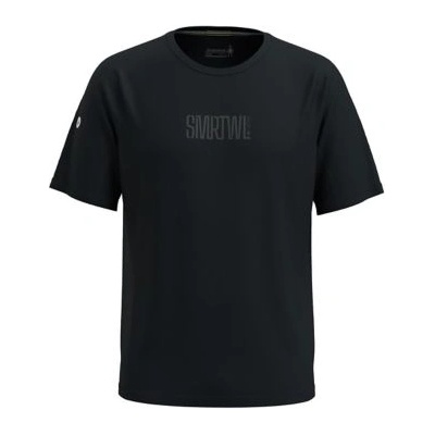 Smartwool Мъжка тениска Men's Active Ultralite Graphic Short Sleeve Tee Black-Charcoal - XL (SW017025016)