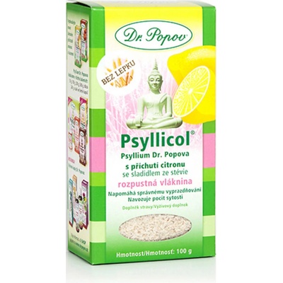 Dr.Popov Psyllicol s príchuťou citrónu 100 g