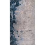 Vitaus Син и кремав килим за миене 180x120 cm - Vitaus (KRN-9517-120x180)