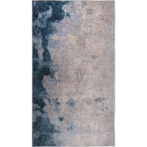 Vitaus Син и кремав килим за миене 180x120 cm - Vitaus (KRN-9517-120x180)