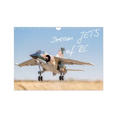 Dream Jets of RC Wall DIN A4 landscape, CALVENDO 12 Month Wall 2026