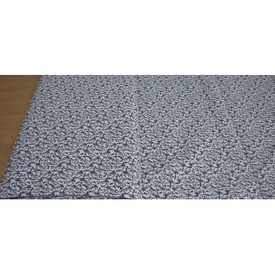 Bavlna bielo modrá š.140cm