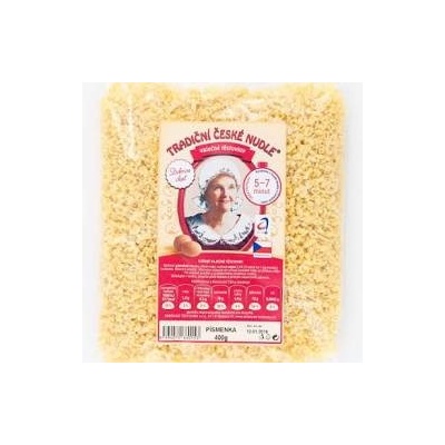 Dobšické vaječné těstoviny písmenka 400 g
