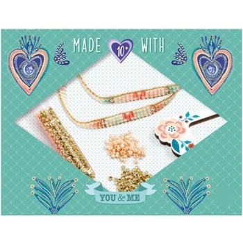 DJECO - Творчески комплект - Направи си гривна - Приятелство и сърца MIYLUKI (DJ00018)