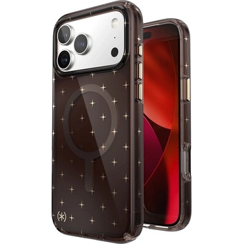 Speck Калъф Speck - Presidio Lux Glitter, iPhone 17 Pro Max, MagSafe, Shade/Gold Stars (151027-3275)
