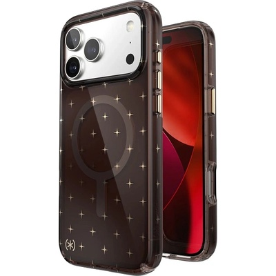 Speck Калъф Speck - Presidio Lux Glitter, iPhone 17 Pro Max, MagSafe, Shade/Gold Stars (151027-3275)