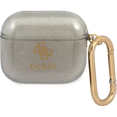 Guess GUA3UCG4GK калъф за AirPods 3, черен, Glitter Collection (GUA3UCG4GK)
