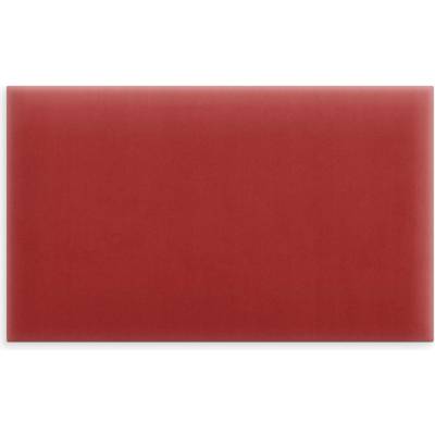 Čalouněný nástěnný panel Magic Velvet červený 60x40 cm obdélníkový