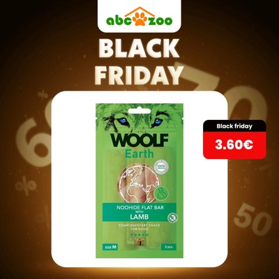 Woolf Dog Earth NOOHIDE M Lamb 90 g