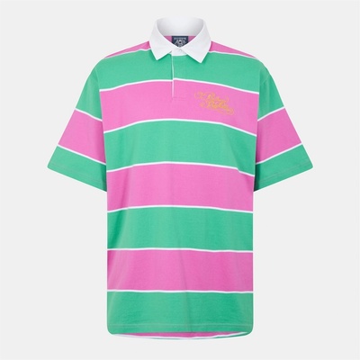 Billionaire boys club Блуза с яка BILLIONAIRE BOYS CLUB Men's BBC Astro Rugby Polo Shirt - Pink/Green