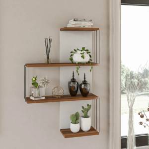 ASIR GROUP Етажерка CAMBEL 96x64 cм кафява (AS0997)