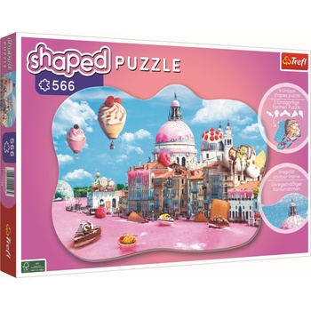 Trefl Пъзел Trefl от 566 части - Сладкиши във Венеция (11126)