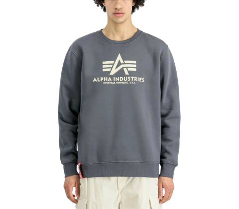 Alpha Industries Basic Sweater grey black