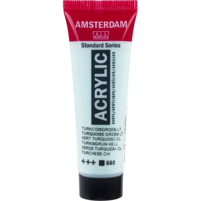Amsterdam Standard akrylová farba 660 turquoise green light 20 ml