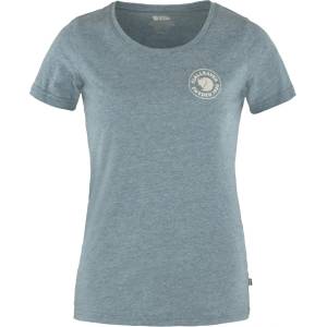 Fjällräven Дамска тениска Fjällräven Women's 1960 Logo T-shirt - Indigo Blue / Melange - размер XS (116-5715-0412)