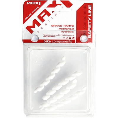 MAX1 ochrana bowdenu Shield bílá 4 ks