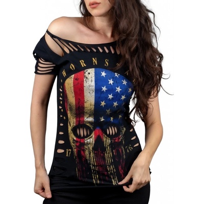 Wornstar tričko hardcore Americoma Cut Čierna