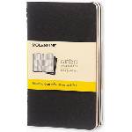 Moleskine Тетрадки с квадратчета Moleskine Cahier P черни 3 бр (MOQP312)