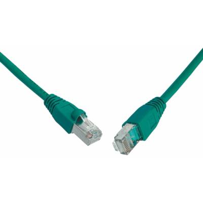 Solarix 28450209 patch CAT5E SFTP PVC 2m zelený