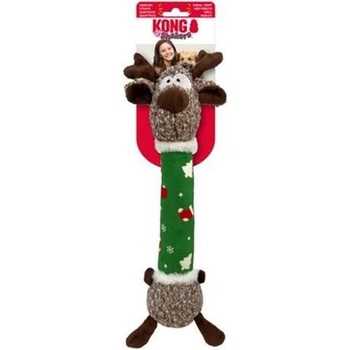 Kong Dog Holiday Shakers Luvs Reindeer s pískatkom polyester M