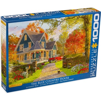 EUROGRAPHICS Пъзел Eurographics от 1000 части - Синята къща, Доминик Дейвисън (60000978)