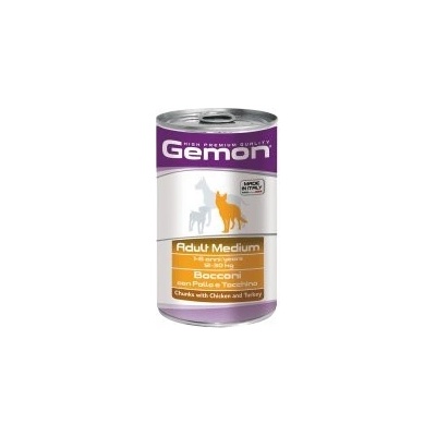 Gemona Adult Dog HP Medium kúsky kuracie moriak 1250 g