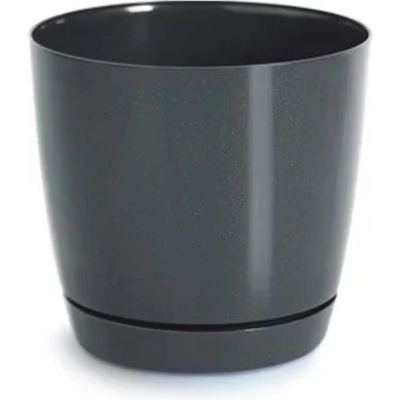 PROSPERPLAST Kvetináč COUBI ROUND grafit 18cm