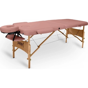 Tandem Basic-2 drevené masážne lehátko Farba: ružová 195*70 cm / 13,1 kg / 13 farieb