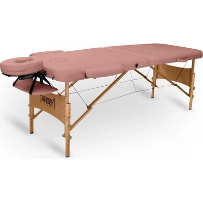 Tandem Basic-2 drevené masážne lehátko Farba: ružová 195*70 cm / 13,1 kg / 13 farieb