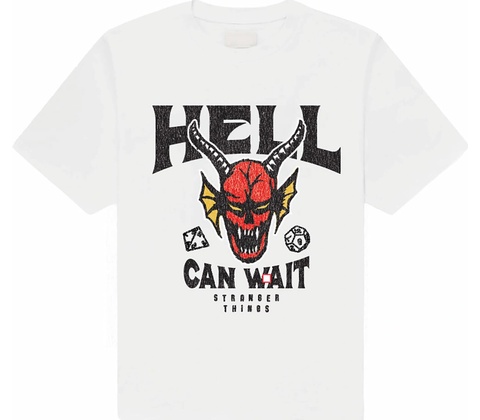 Stranger Things Hell Can Wait white