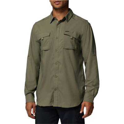 Columbia Мъжка риза с копчета Columbia Silver Ridge Utility II L/S Shirt - Stone Green - размер XL (033-3035-0314)