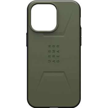 Urban Armor Gear Калъф UAG - Civilian MagSafe, iPhone 15 Pro Max, Olive Drab (114295117272)