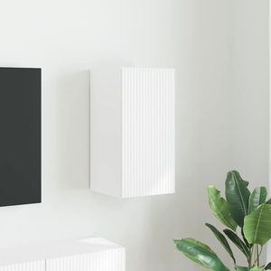 vidaXL TV стенен шкаф 30 x 31 x 60 см Бяло Инженерна дървесина (892269)